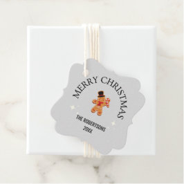 Individuelle Name Frohe Weihnachtsgingerbäckerin M Geschenkanhänger