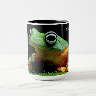 Individuelle Name Frosch Tasse