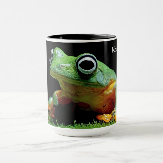 Individuelle Name Frosch Tasse (Zentrum)