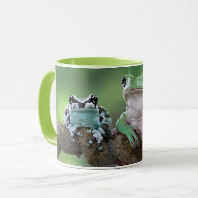 Individuelle Name Frosch Tasse (Vorderseite Links)