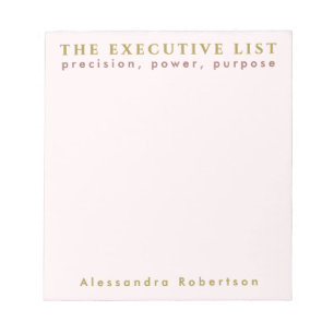 Individuelle Name Fun List Lover Pastellrosa Minim Notizblock