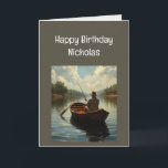 Individuelle Name Funny Birthday wünscht den Mensc Karte<br><div class="desc">Individuelle Name Funny Birthday wünscht den Menschen Fische</div>