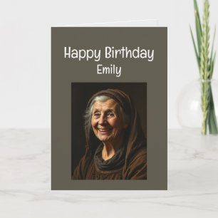Individuelle Name Funny Geburtstag Alt genug Karte