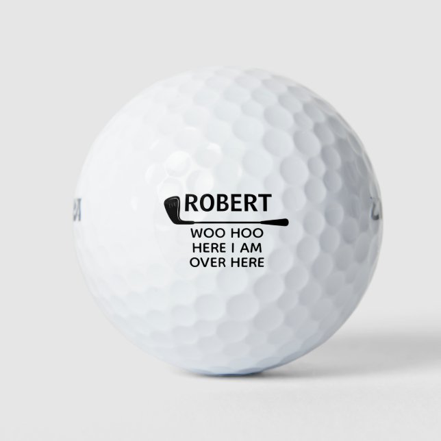 Individuelle Name Funny Golfer Lost Golfball (Vorderseite)