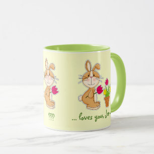 Individuelle Name Funny Oaster Bunny Gift Tasse