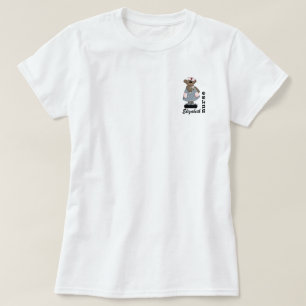Individuelle Name Funny Teddy Bär Design Nurse T T-Shirt