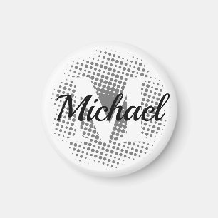 Individuelle Name für den Anfangsbuchstaben Magnet