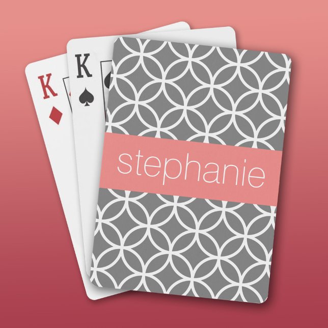 Individuelle Name für die geometrische Struktur Gr Spielkarten (Custom Playing Cards)