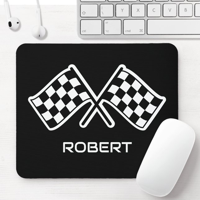 Individuelle Name für die Markierung schwarz Mousepad (Von Creator hochgeladen)