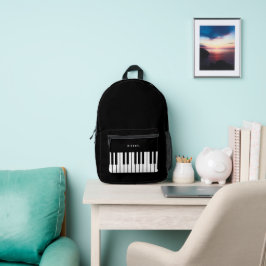 Individuelle Name für die Tastatur und die Tastatu Bedruckter Rucksack