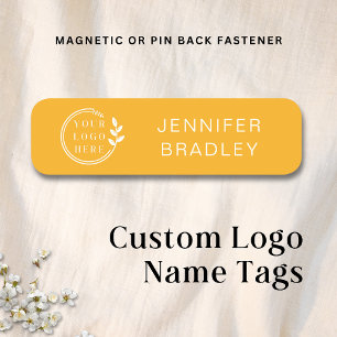 Individuelle Name für einfache Logos Gelbes Untern Namensschild