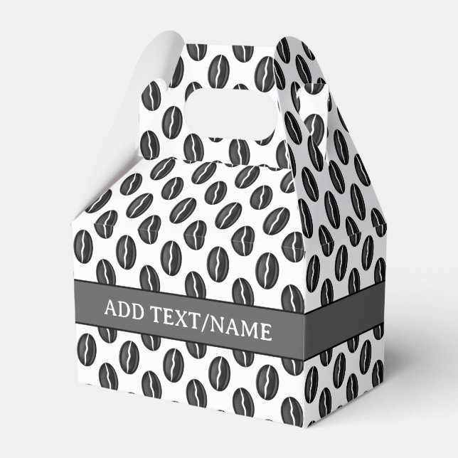 Individuelle Name für Kaffeebohnen Geschenkschachtel (Vorderseite)