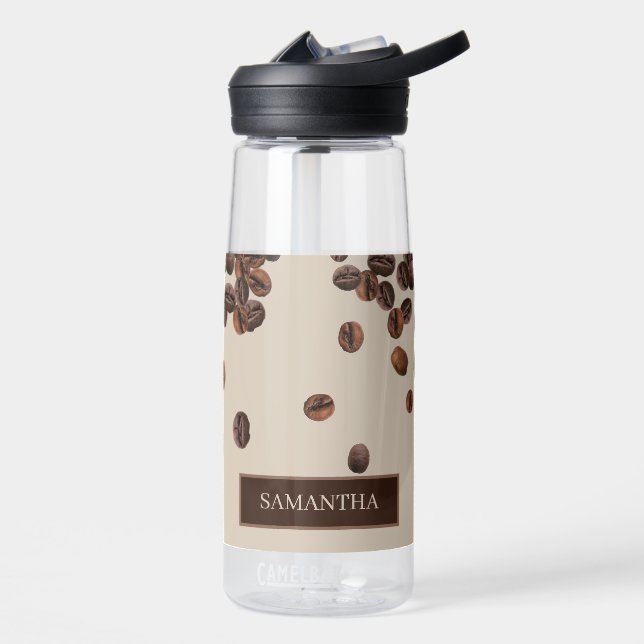 Individuelle Name für Kaffeebohnen Trinkflasche (Links)