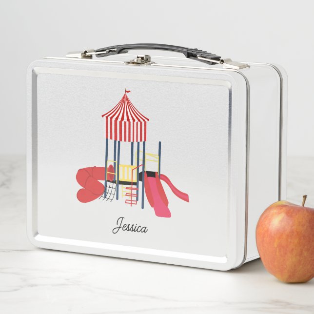 Individuelle Name für Kinder Metall Brotdose (Beispiel)