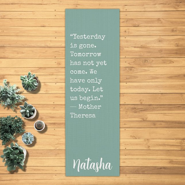 Individuelle Name für motivierend Ermutigung Yogamatte (Von Creator hochgeladen)