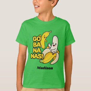 individuelle Name für niedliche Bananen T-Shirt
