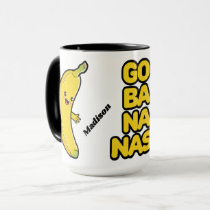 individuelle Name für niedliche Bananen Tasse