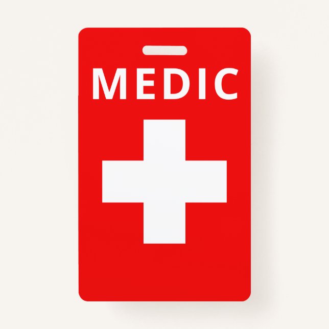 Individuelle Name für rote Medizin Ausweis (Vorderseite)