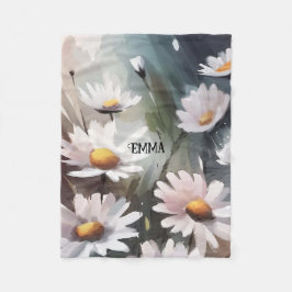 Individuelle Name für Wasserfarben Fleecedecke