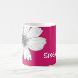 Individuelle Name Fuscia Pink Kaffeetasse
