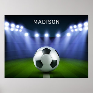 Individuelle Name-Fußballstadion-Plakat Poster