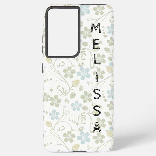 Individuelle Name Galaxy S21 Ultra-Case Samsung Galaxy Hülle (Rückseite)