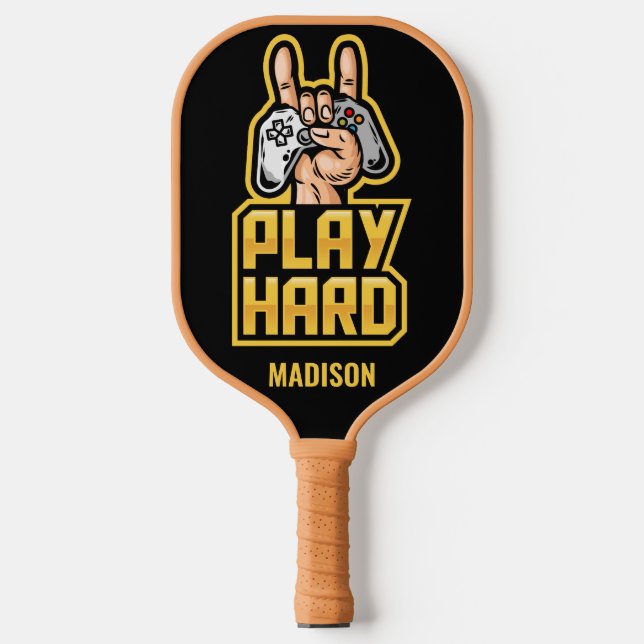 Individuelle Name Gamer Pickleball Schläger (Vorderseite)