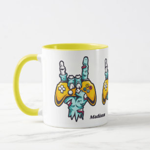 Individuelle Name Gamer Zombie Tasse