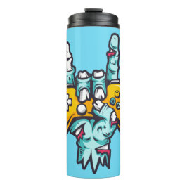 Individuelle Name Gamer Zombie Thermosbecher
