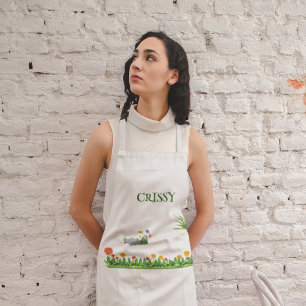 Individuelle Name Garden Schürze