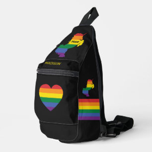Individuelle Name Gay Unicorn Crossbody Bag