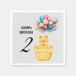 individuelle Name Geburtstag Serviette