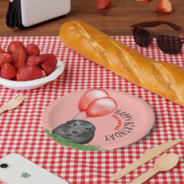 Individuelle Name Geburtstagsfeier Guinea Schweine Pappteller