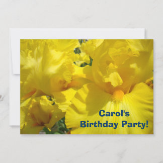 Individuelle Name Geburtstagsparty! Einladungen Ir