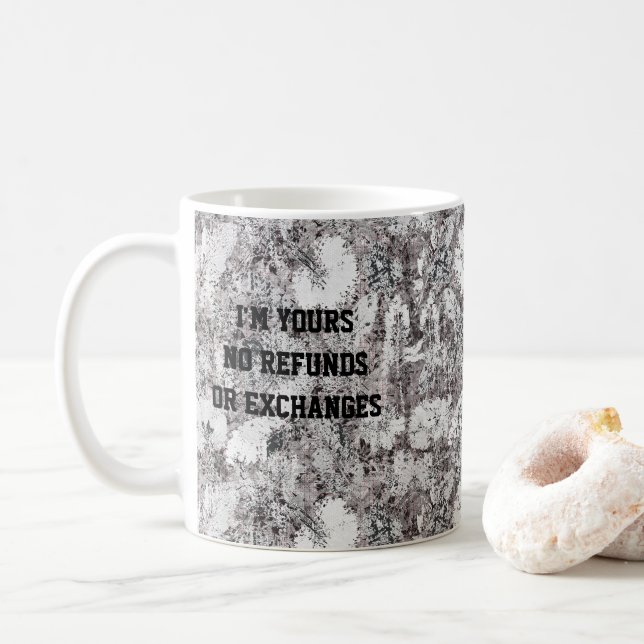 Individuelle Name-Geschenk für sie oder Ihm Kaffeetasse (Mit Donut)