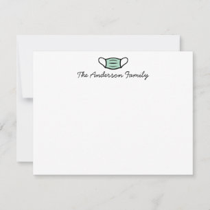 Individuelle Name-Gesichtsskripte Ärztliche Kranke Mitteilungskarte