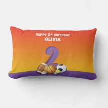 Individuelle Name Girl 2. Geburtstagssportbälle