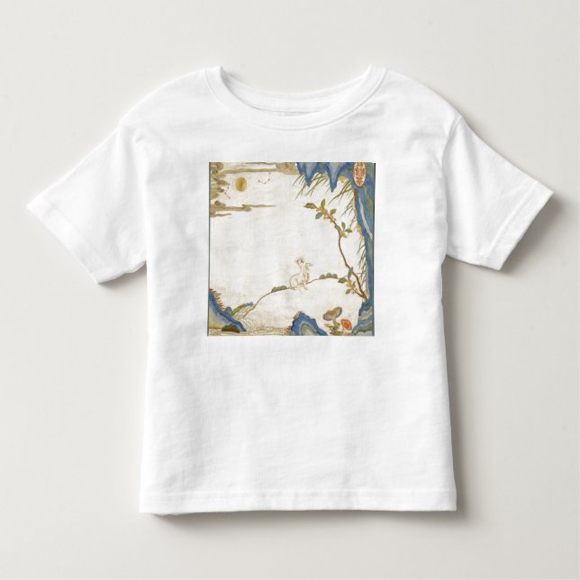 INDIVIDUELLE NAME GIRL TODDLER COTTON T - SHIRT BU (Vorderseite)