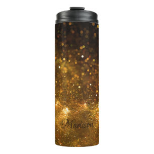 Individuelle Name Glitzer Tumbler Thermosbecher