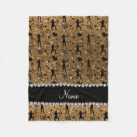 Individuelle Name Gold Glitzer Bogenschießen