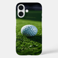 Individuelle Name Golf Ball auf Gras