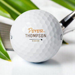 Individuelle Name Golf Ball für stilvolle Golfer