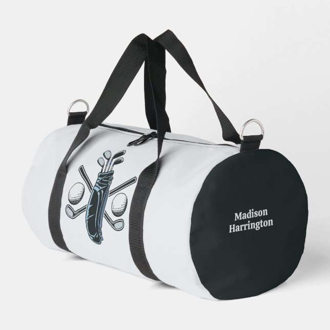 Individuelle Name Golf Duffle Bag (Linke Seite)
