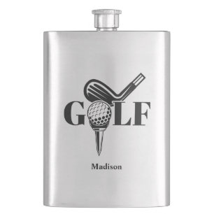 Individuelle Name Golf Flachmann