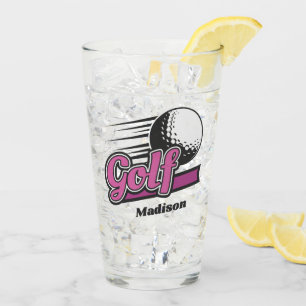 Individuelle Name Golf Glas
