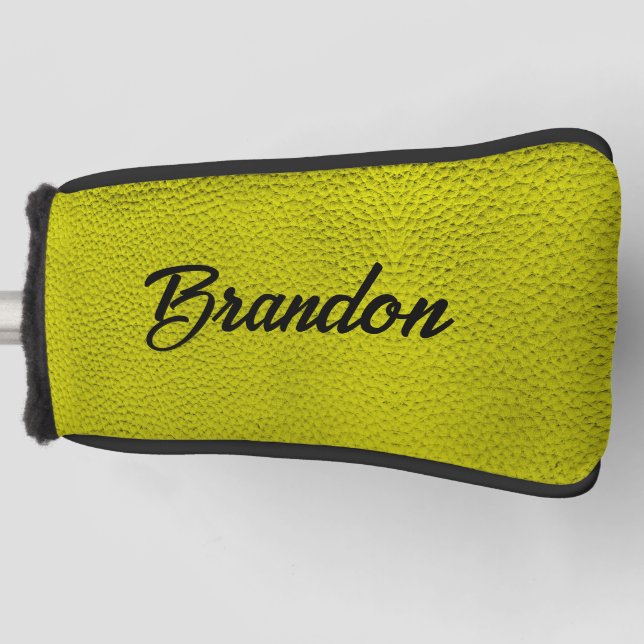 Individuelle Name Golf Headcover (Vorderseite)