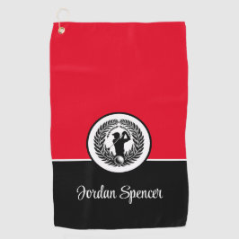 Individuelle Name Golfhandtuch