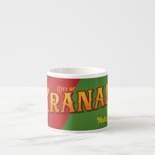 Individuelle Name Granada Spanien Espressotasse