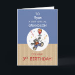 Individuelle Name Grandson 3rd Teddy Bear Balloon Karte<br><div class="desc">Kleine Jungen Lieben Teddy Bären,  das ist der Grund,  warum jeder Junge,  besonders Ihr Enkel,  wird definitiv Liebe erhalten,  sobald sie feiern ein 3. Geburtstag bald. Also was warte du,  bekomme jetzt eine Kopie dieser lustigen und anpassbaren Karte!</div>