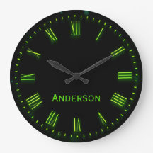 Individuelle Name Green Black Classic Elegant Roma